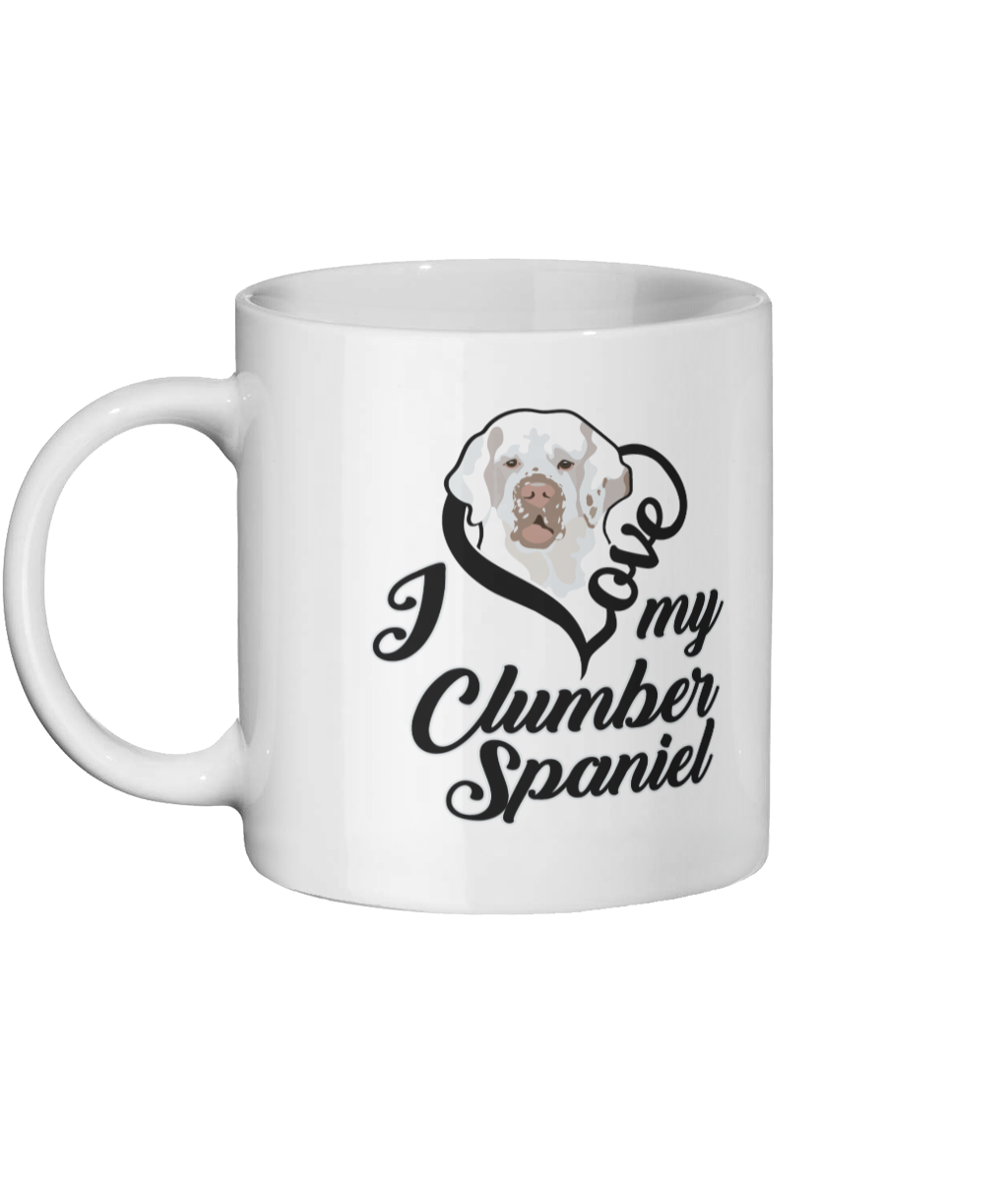 I Love My Clumber Spaniel Ceramic Mug