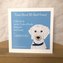 Load image into Gallery viewer, Labradoodle Greetings Card - Ode To A Labradoodle
