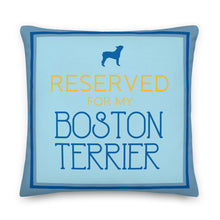 Load image into Gallery viewer, Boston Terrier Reversible Cushion (Reserved Spot)
