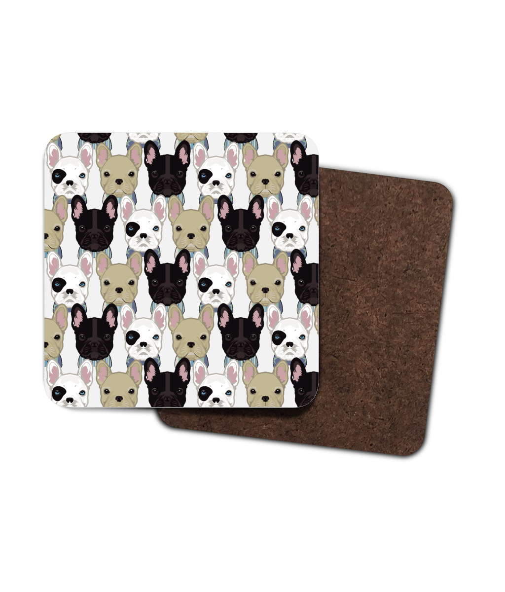 Frenchie Heaven 2 Pack of Coasters