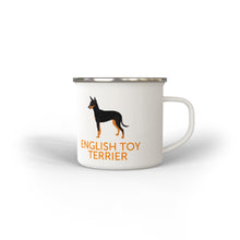 Load image into Gallery viewer, English Toy Terrier Enamel Mug
