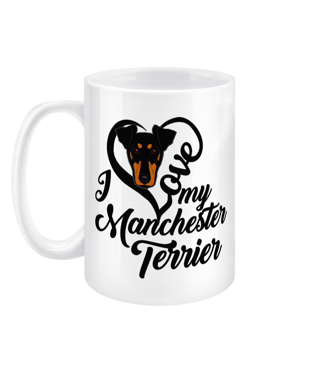 Manchester Terrier Jumbo Ceramic Mug
