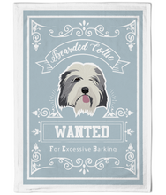 Load image into Gallery viewer, Cotton Tea Towel featuring the Bearded Collie
