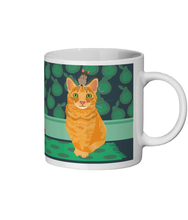 Load image into Gallery viewer, Ginger Cat and Mouse Ceramic Mug by Al Stafford
