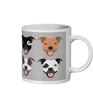 Load image into Gallery viewer, Staffie Ceramic Mug in Dove Grey
