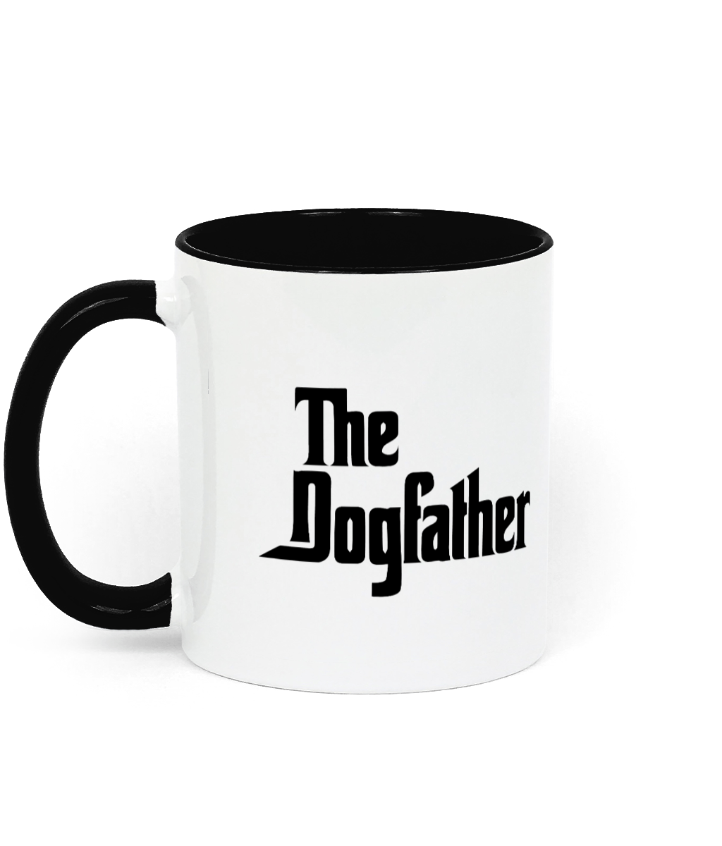THE DOGFATHER Two Toned Ceramic Mug
