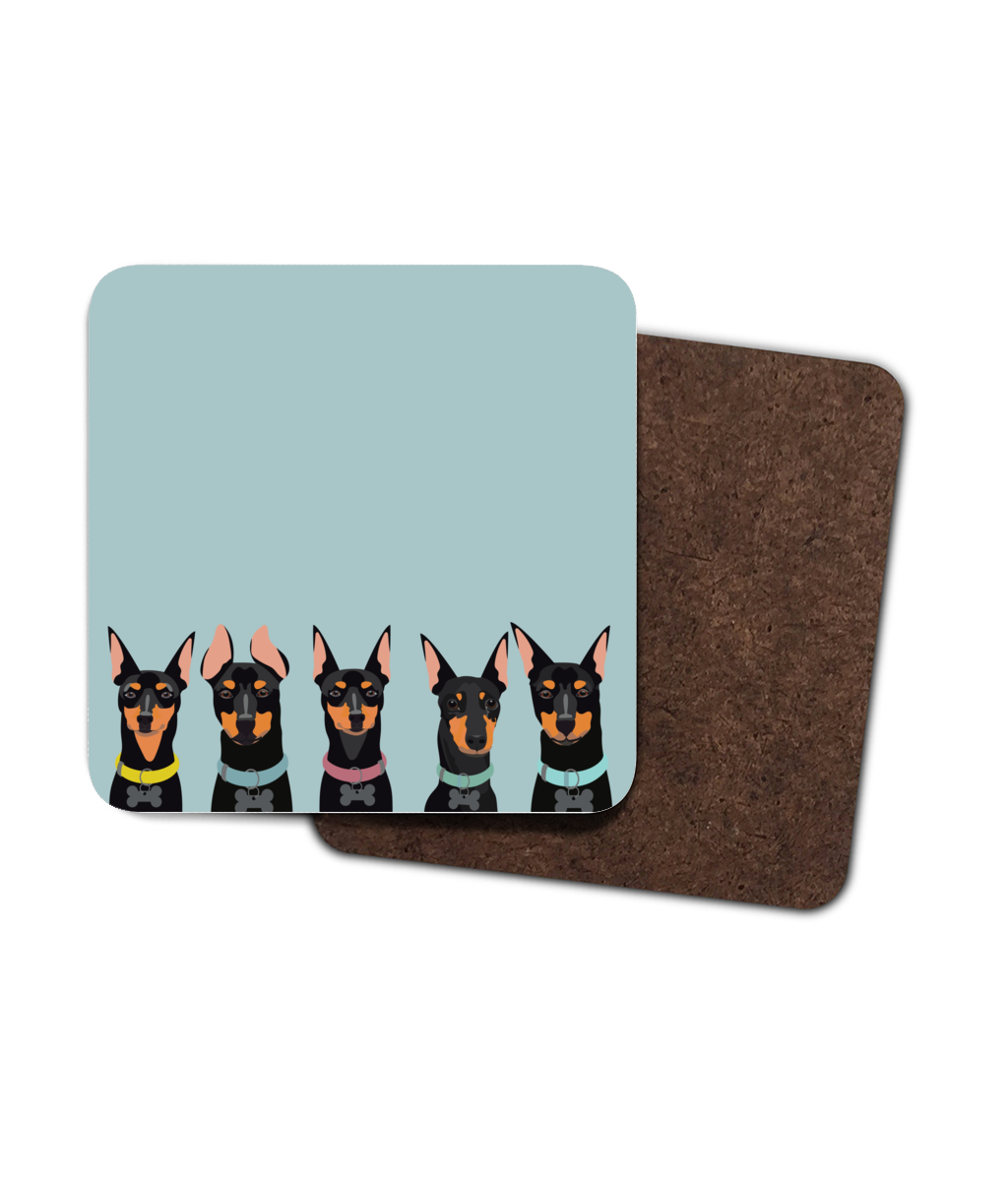 English Toy Terrier Coasters