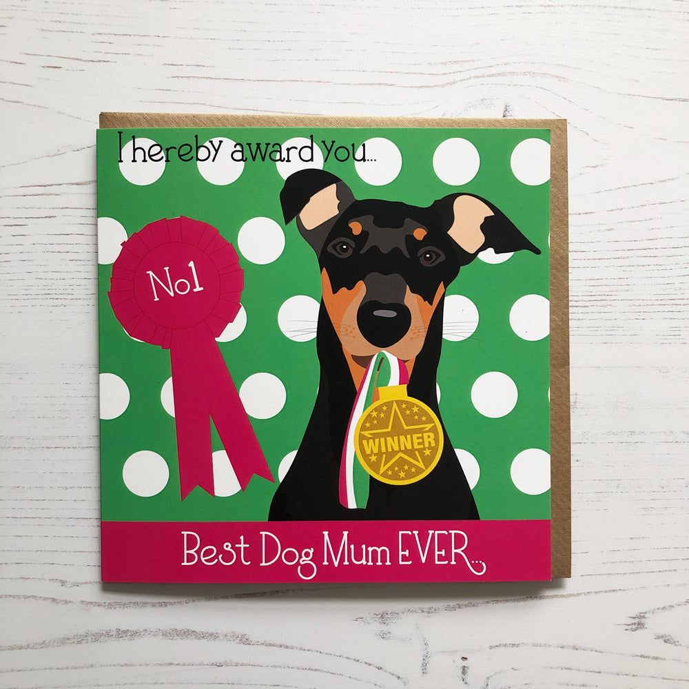 Best Dog Mum! Greetings Card
