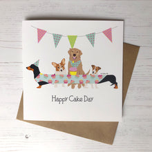 Load image into Gallery viewer, Dog Greetings Card - Happy Cake Day!
