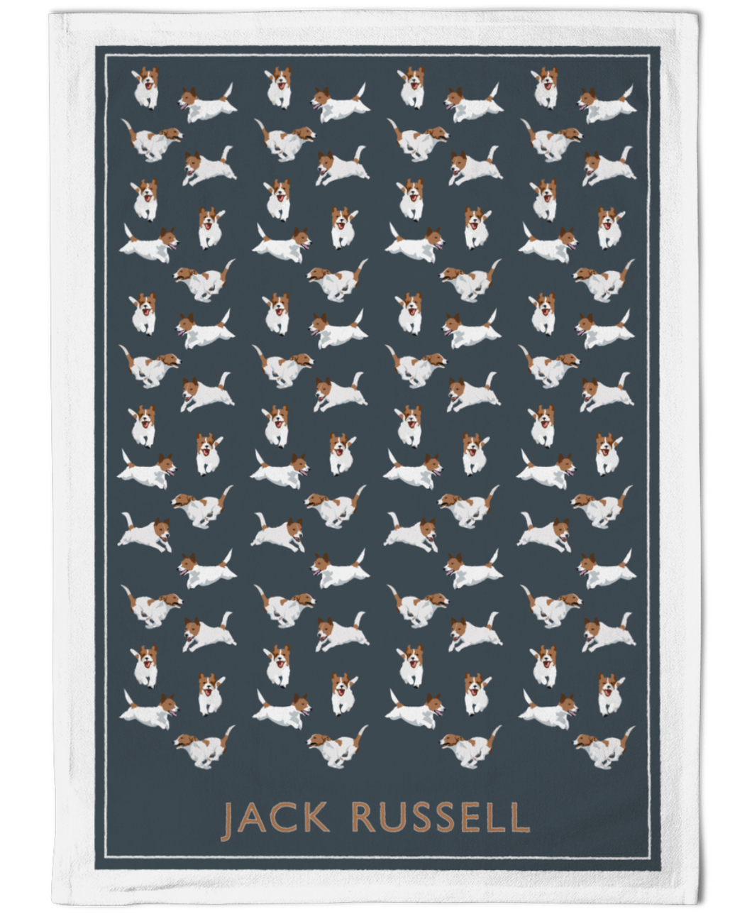 Jack Russell Cotton T Towel