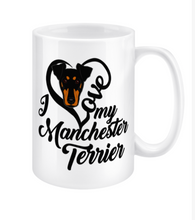 Load image into Gallery viewer, Manchester Terrier Jumbo Ceramic Mug
