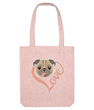 Load image into Gallery viewer, Pug EarthAware Organic Tote
