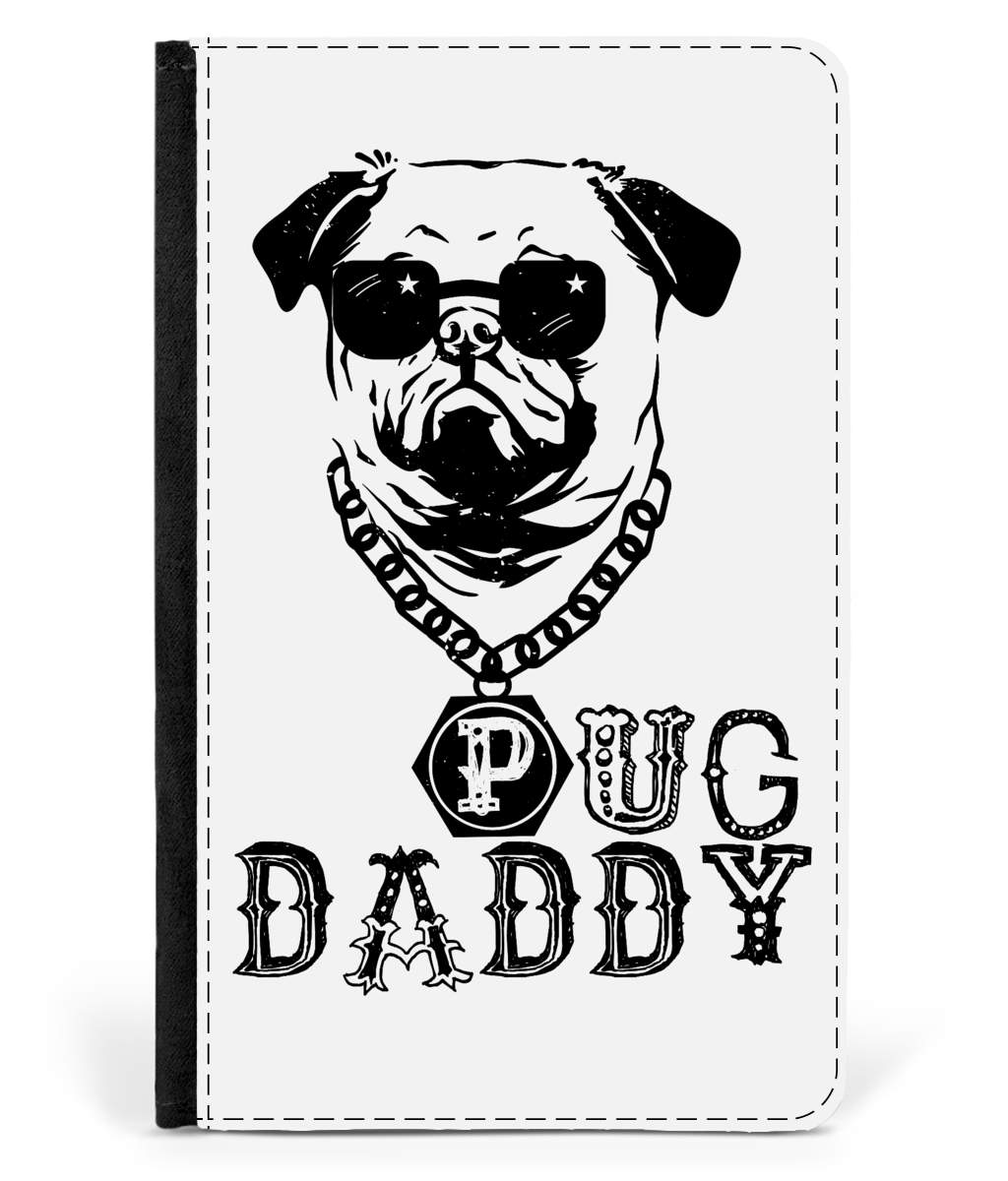 PUG DADDY Passport Cover Faux Leather