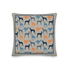 Load image into Gallery viewer, Greyhound Cushion 18x18&quot;
