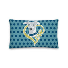 Load image into Gallery viewer, Reversible Whippet Rectangular Cushion
