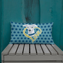 Load image into Gallery viewer, Reversible Whippet Rectangular Cushion
