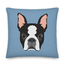 Load image into Gallery viewer, Reversible Boston Terrier Cushion
