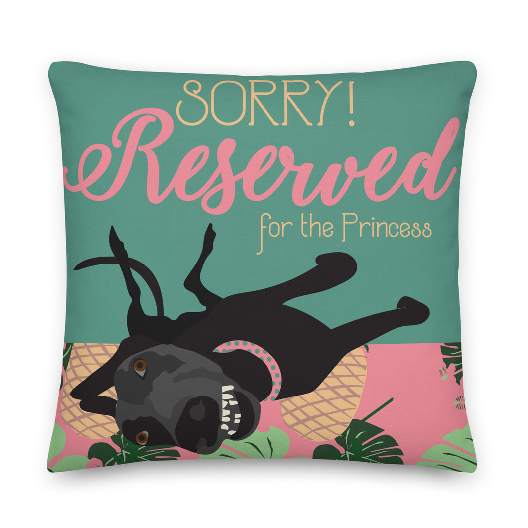 Greyhound Tropical Reversible Cushion