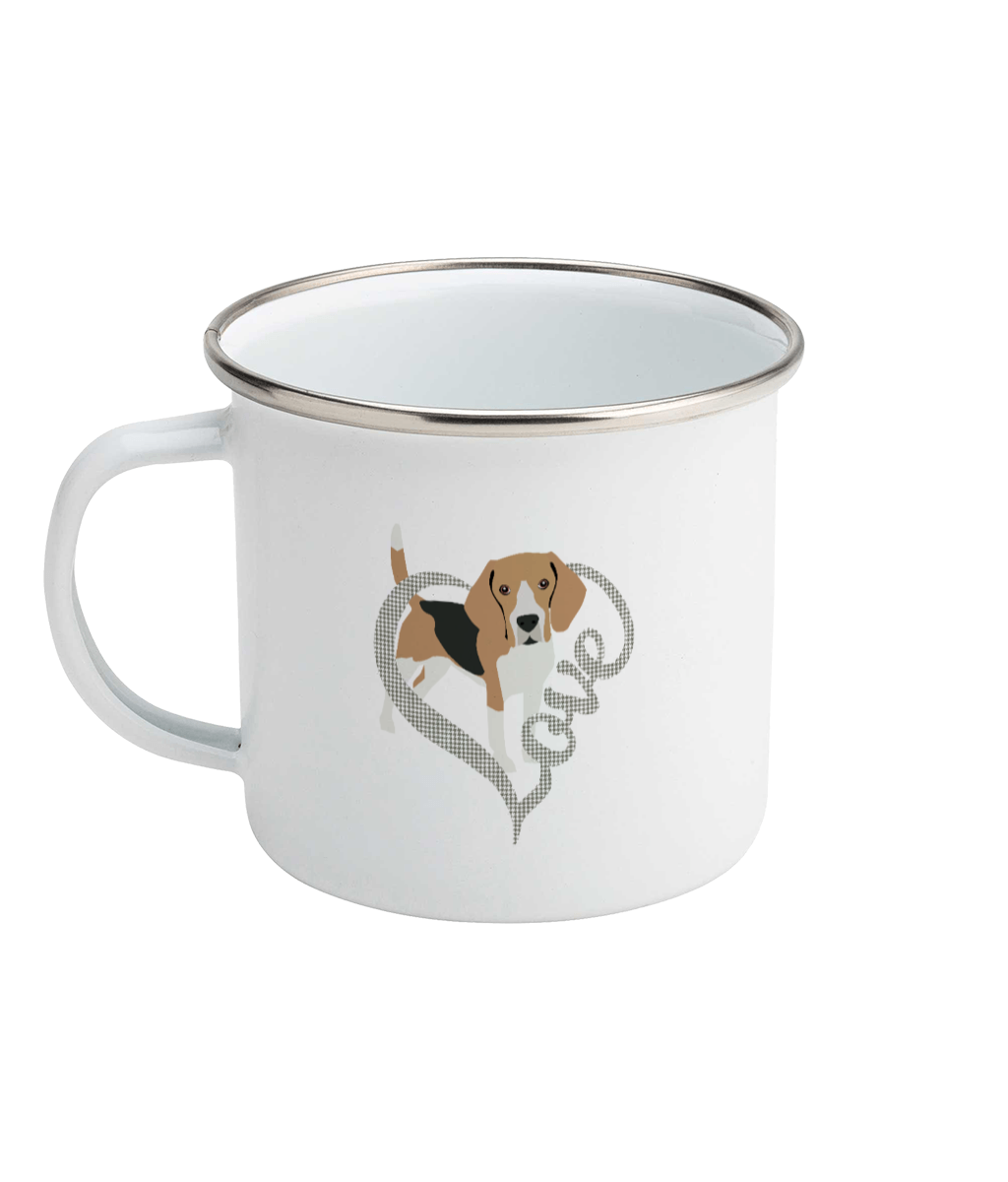 Beagle Enamel  Mug