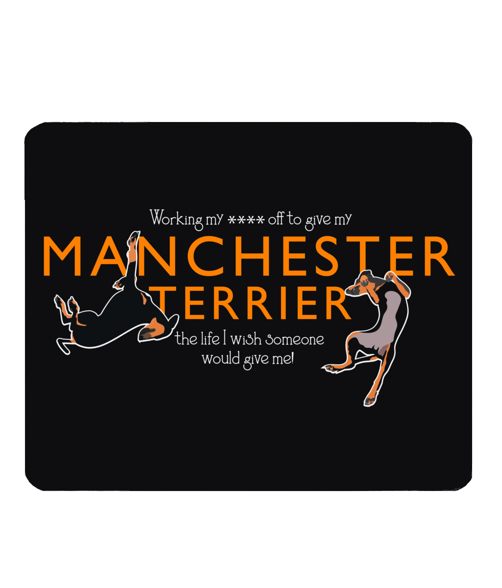 Manchester Terrier Working Mouse Mat