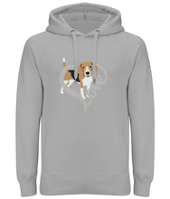 Load image into Gallery viewer, Love Beagle Unisex Organic Cotton Pullover Hoodie
