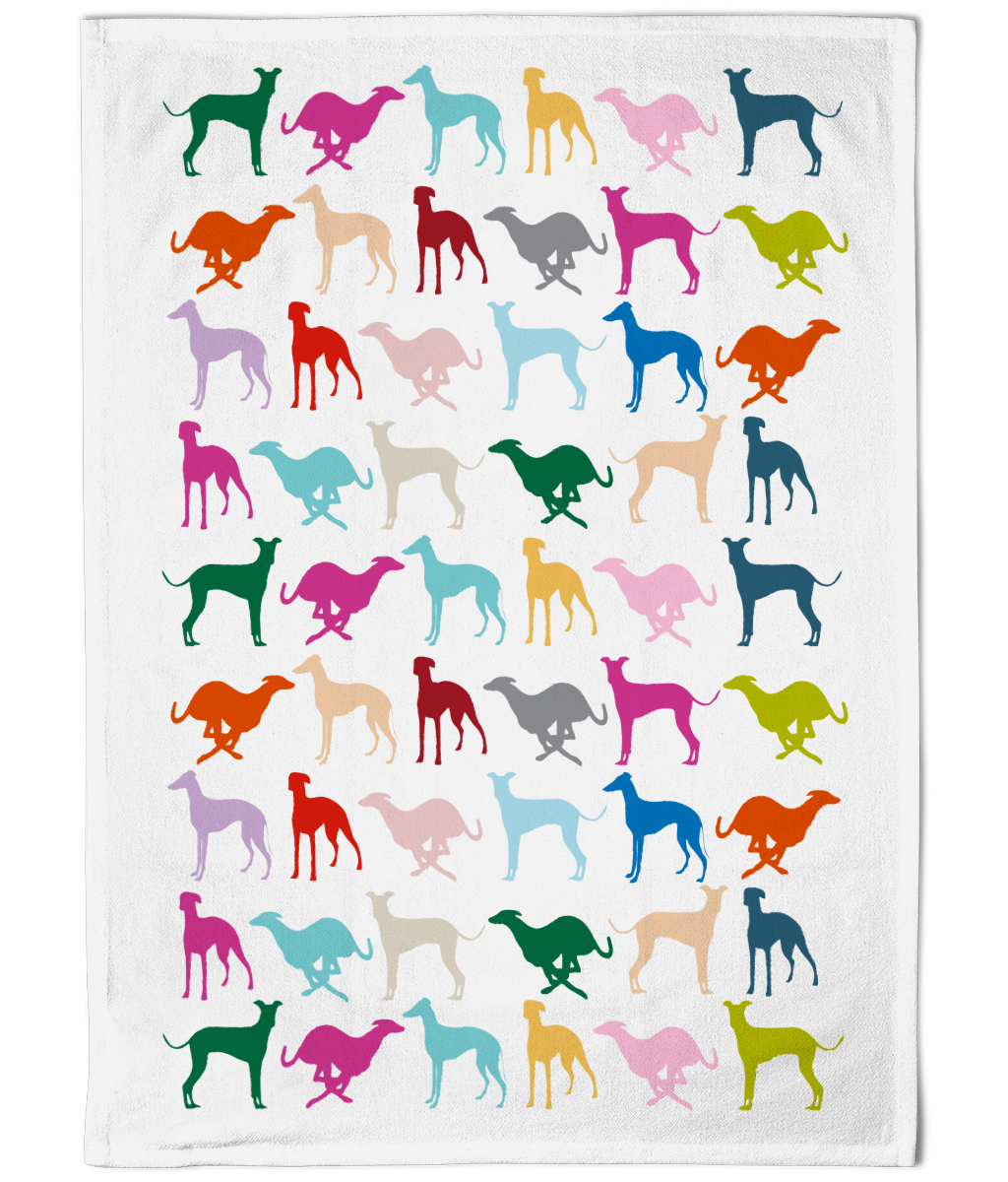 Sighthound Cotton Tea Towel