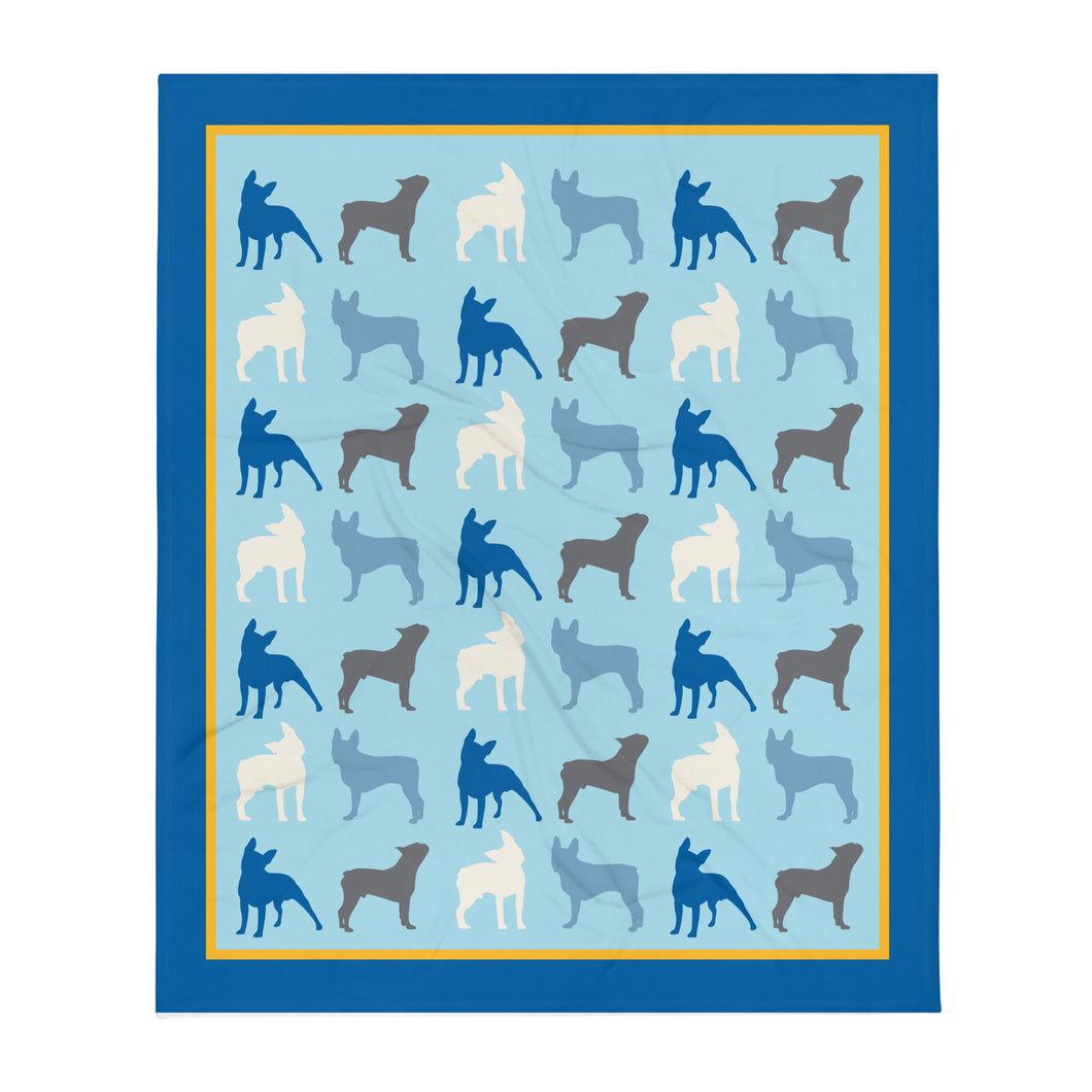 Boston Terrier Fleece Blanket